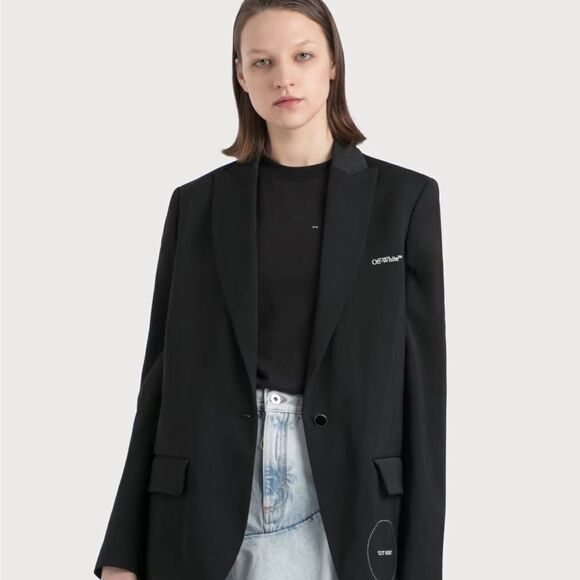 OFF-WHITE Gabardine Tomboy Blazer size M $1715 NWT - Picture 10 of 12